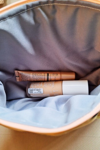 Kosmetyczka damska pikowana pastele duża